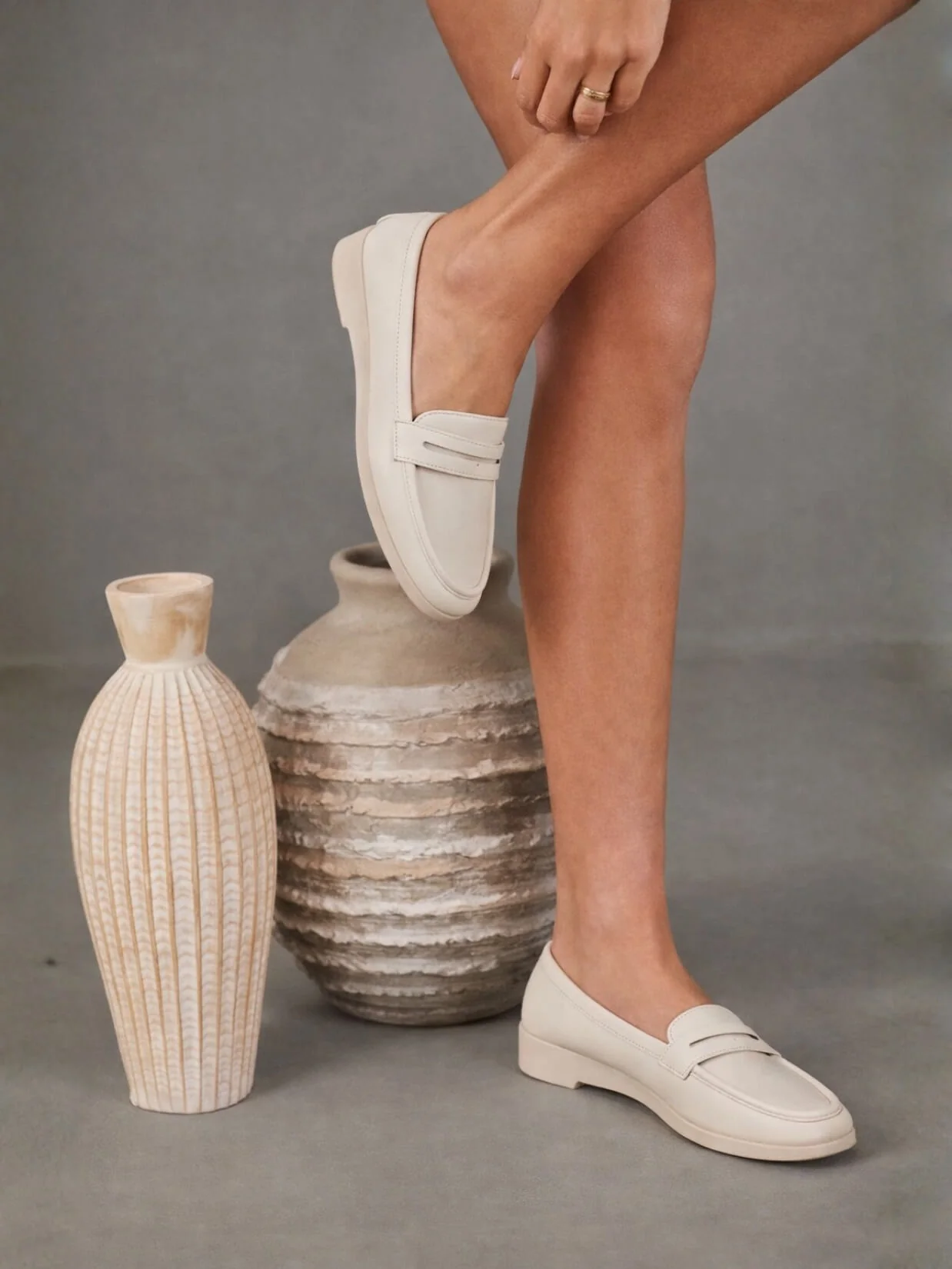 Siketu | Sloana Comfy Flat Loafer - cream