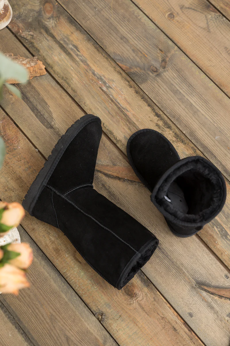SMAIBULUN Ugg | Classic Suede Mid-Length boots - Black - Image 10