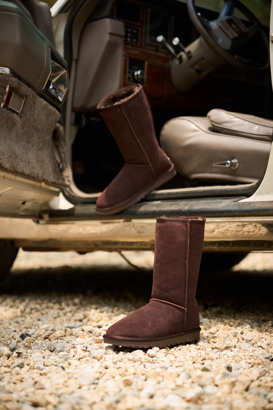 SMAIBULUN Ugg | Classic Suede Mid-Length boots - Brown - Image 8