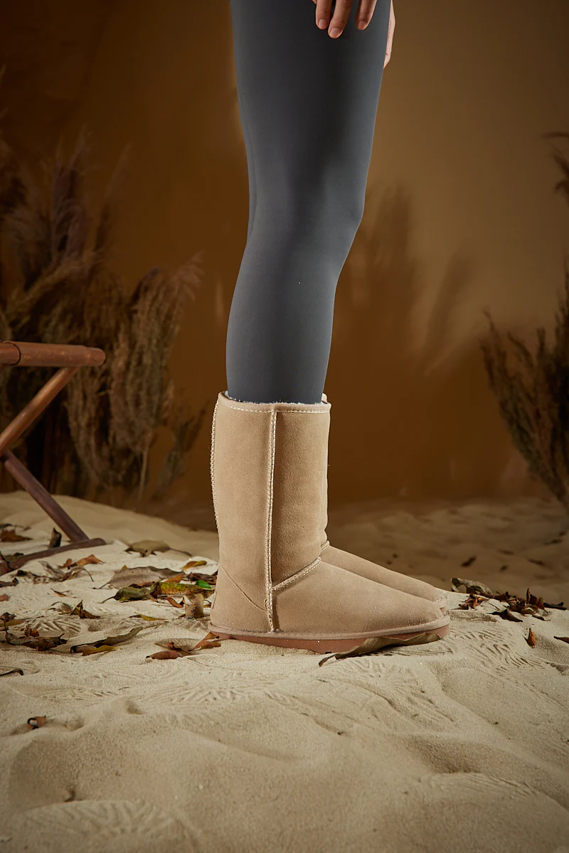 SMAIBULUN Ugg | Classic Suede Mid-Length boots - Sand - Image 2