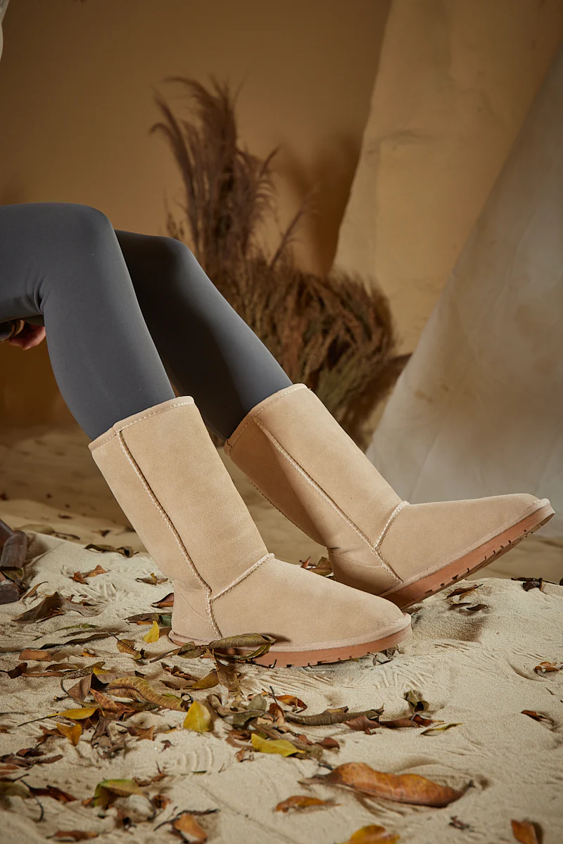 SMAIBULUN Ugg | Classic Suede Mid-Length boots - Sand - Image 6