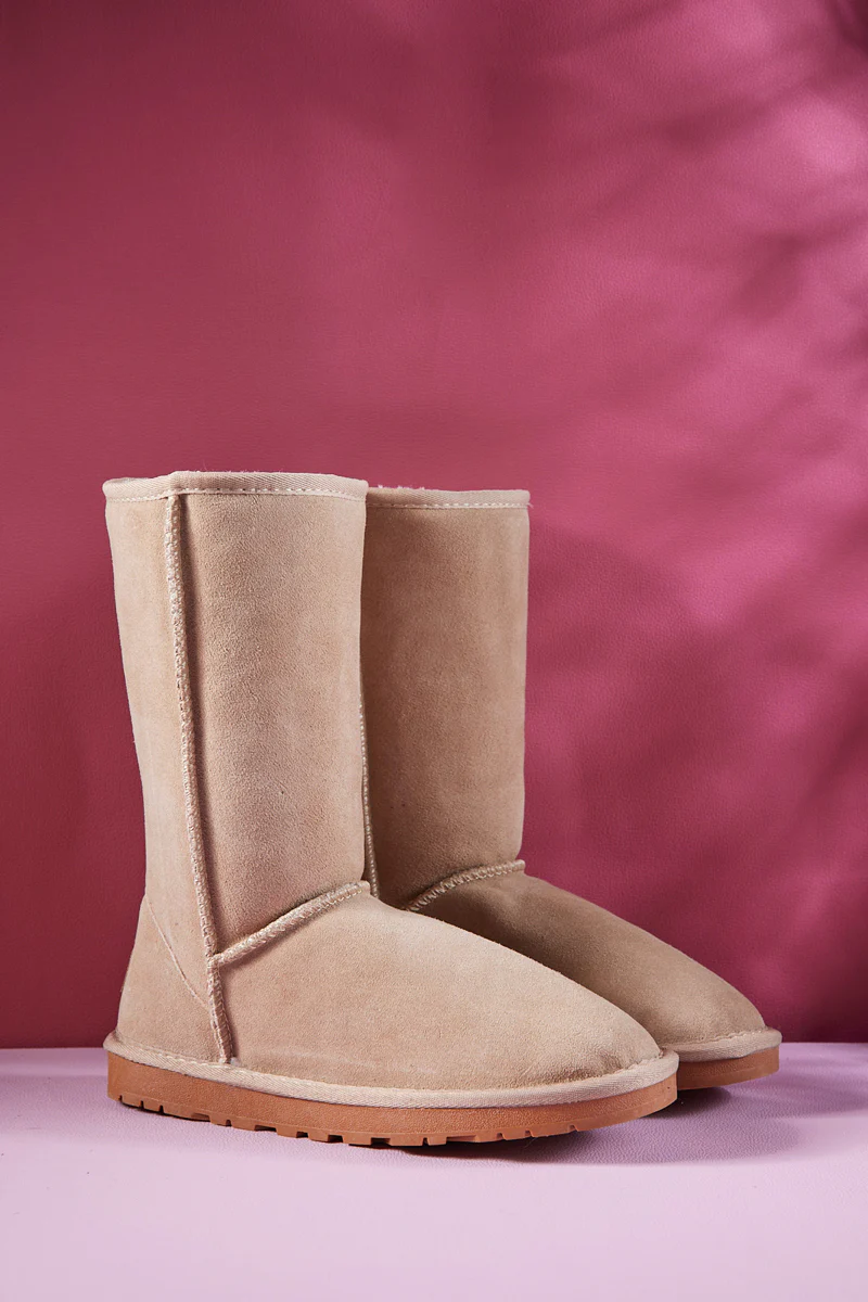 SMAIBULUN Ugg | Classic Suede Mid-Length boots - Sand - Image 7