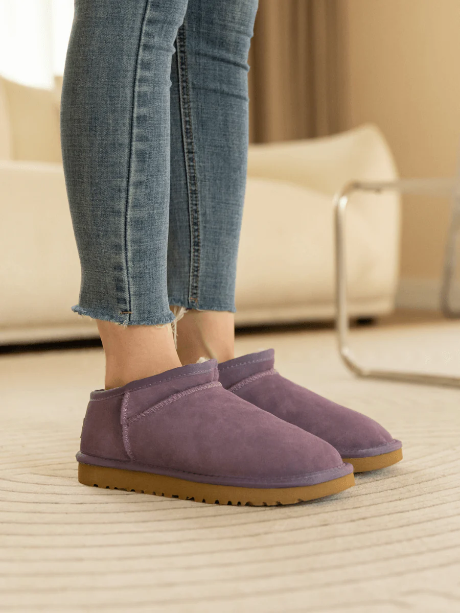 Smaibulun Ugg | Faux-Fur-Lined Suede Tasman Ankle Boot - Lavender - Image 4