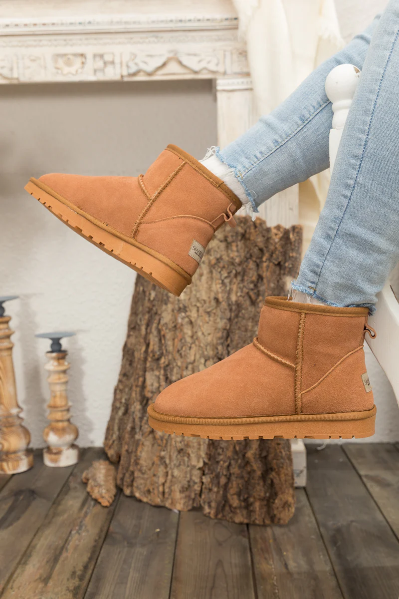 SMAIBULUN Ugg | Faux Fur Lined Classic Ugg Short Boots - Image 4