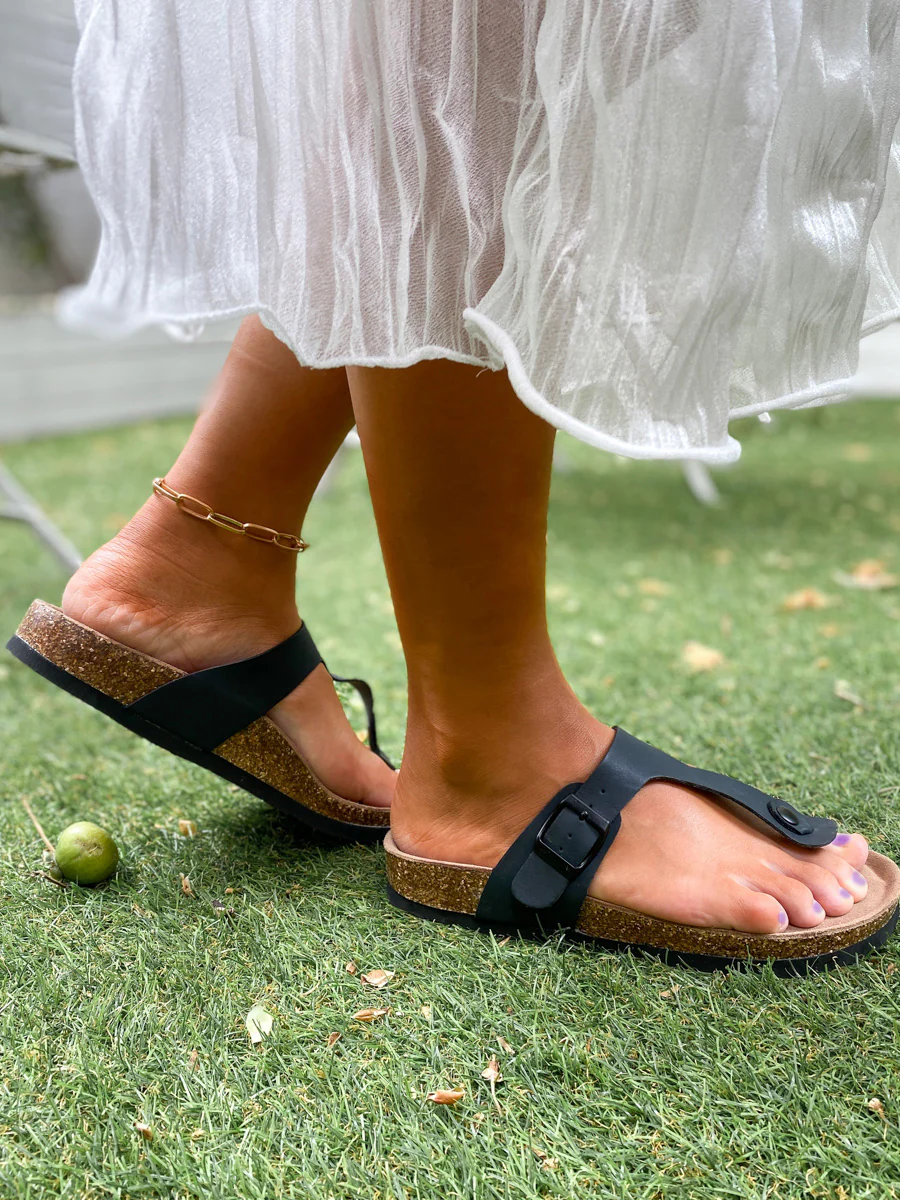 T-Strap Cushioned footbed Sandals - Maibulun - Image 7